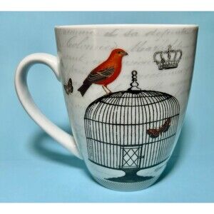Sue Schlabach Wild Apple Birdcage Coffee or Tea mug Paperproducts Design